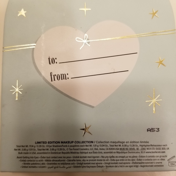 NIP Too Faced Let It Snow Globe “Holiday Angel” Eye/Face Makeup Palette - Picture 6 of 11